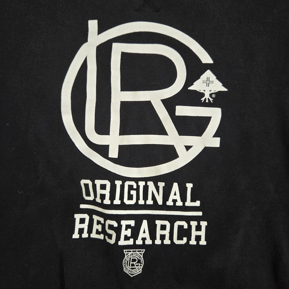LRG Original Research Black‎ Graphic Crewneck Sweatshirt Mens Small